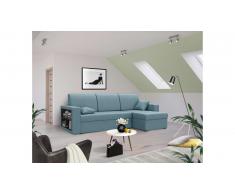 JUSTyou Emory Canapé Velours Bleu