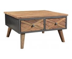 JUSTyou Sorro Table basse Teck Gris