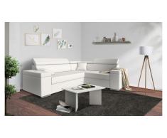JUSTyou Tarin Canapé Cuir synthétique Blanc