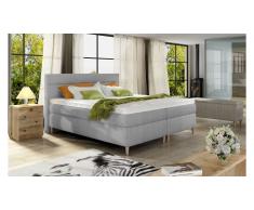 JUSTyou Scandia Lit boxspring Gris 140x200