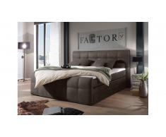 JUSTyou Montpelier I Lit boxspring Marron