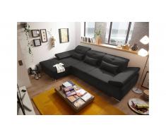 JUSTyou Oregon Canapé d'angle Gris