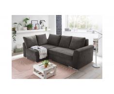 JUSTyou South Carolina Canapé d'angle Marron