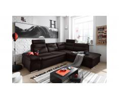 JUSTyou Texas Canapé d'angle Marron