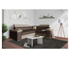 JUSTyou Tarin Canapé Cuir synthétique Marron