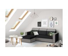 JUSTyou Delbert Canapé Revetement tissu Noir