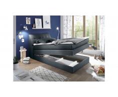 JUSTyou Bismarck I Lit boxspring 120x200 cm Bleu