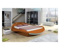 JUSTyou FERRO Lit rembourré Cuir éco Orange