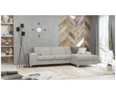 JUSTyou Lino Canapé d'angle Beige Velours