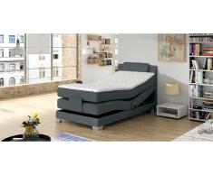 JUSTyou Wave Lit boxspring Anthracite 100x200 cm