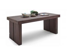 JUSTyou Teton Table de salle a manger Chene Marron