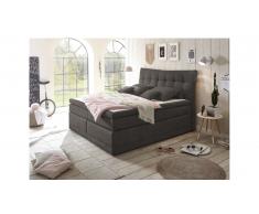 JUSTyou Georgia Lit boxspring Marron