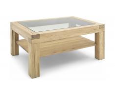 JUSTyou Sibylla Table basse Chene sauvage Gris