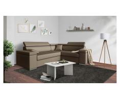 JUSTyou Tarin Canapé Cuir synthétique Marron