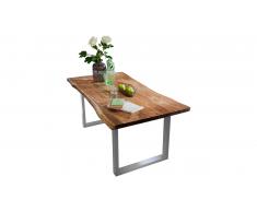 JUSTyou Loft I Table de salle a manger Noyer 100x200 cm