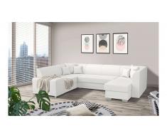 JUSTyou Alorie Canapé Cuir synthétique Blanc