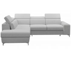 JUSTyou Caio Canapé d'angle Jaune Velours