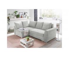 JUSTyou South Carolina Canapé d'angle Argent