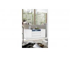 JUSTyou Mathilda III Commode Blanc brillant