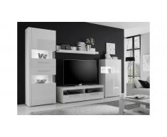 JUSTyou Santorini Unité murale Blanc avec LED