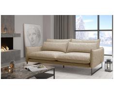 JUSTyou Ezio Canapé simple Cuir synthétique Blanc