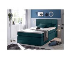 JUSTyou Albany I Lit boxspring 140x200 cm Bleu