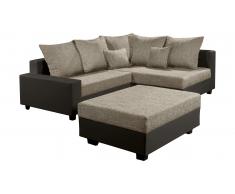 JUSTyou New Mexico Canapé d'angle Marron