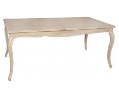 JUSTyou Venezia Table de salle a manger Bouleau Beige