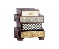 JUSTyou Luxueux Commode Marrón