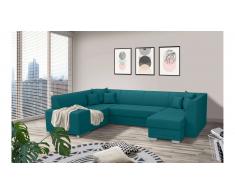 JUSTyou Alorie Canapé Velours Turquoise