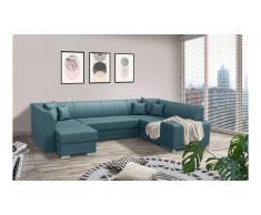 JUSTyou Alorie Canapé Velours Bleu