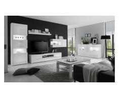 JUSTyou Santorini Ensemble de salon Blanc avec LED