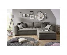 JUSTyou Washington Canapé d'angle Marron