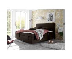 JUSTyou Montana Lit boxspring Marron