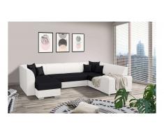 JUSTyou Alorie Canapé Cuir synthétique Blanc