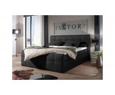 JUSTyou Montpelier I Lit boxspring Noir
