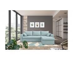 JUSTyou Anelis Canapé Velours Bleu