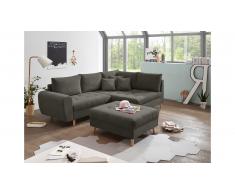 JUSTyou North Dakota Canapé d'angle Marron