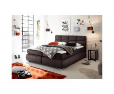 JUSTyou Cheyenne Lit boxspring Marron 180x200 cm