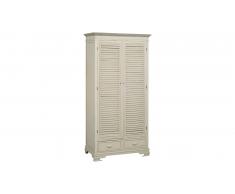 JUSTyou Pesaro Armoire a charnieres Peuplier Creme