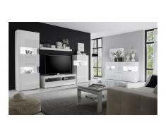 JUSTyou Santorini Ensemble de salon Blanc avec LED