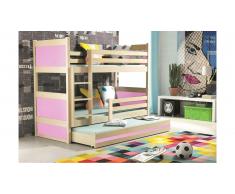 JUSTyou Lora+lit supplémentaire Lit Pin Rose