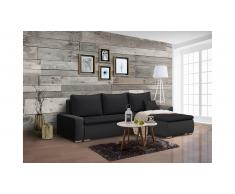 JUSTyou Edolie Canapé Cuir synthétique Noir