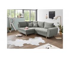 JUSTyou North Carolina Canapé d'angle Gris