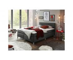 JUSTyou Columbus Lit boxspring Anthracite 140x200 cm