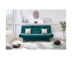 JUSTyou Boston Canapé Turquoise Argent