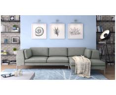 JUSTyou Remi Canapé d'angle Gris Droite