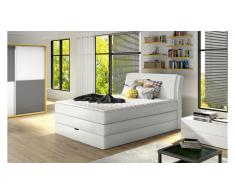JUSTyou Amalfi Lit boxspring Blanc 100x200