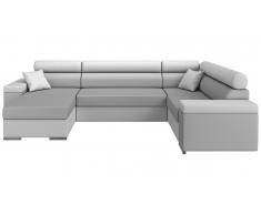 JUSTyou Coretta Canapé Cuir synthétique Marron