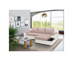 JUSTyou Radella Canapé Cuir synthétique Rose